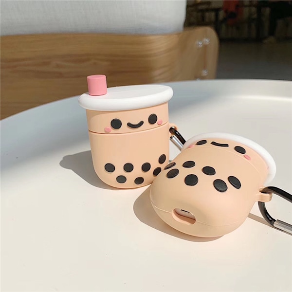 Söt hörlursfodral för Airpods 1&2 Silikon Trådlös Bluetooth