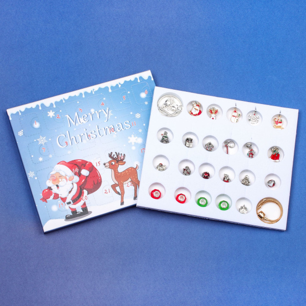 24-fackets Julkalender Kuvert Blind Box DIY Armband