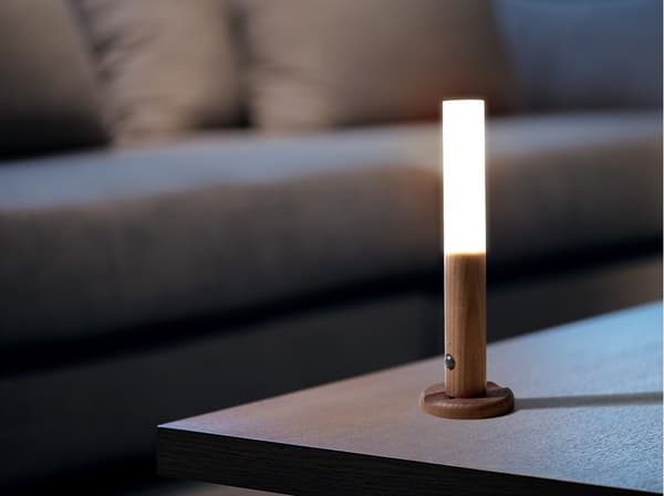1 stk. Ash Bevægelsessensor USB Genopladelig Smart Natlampe,