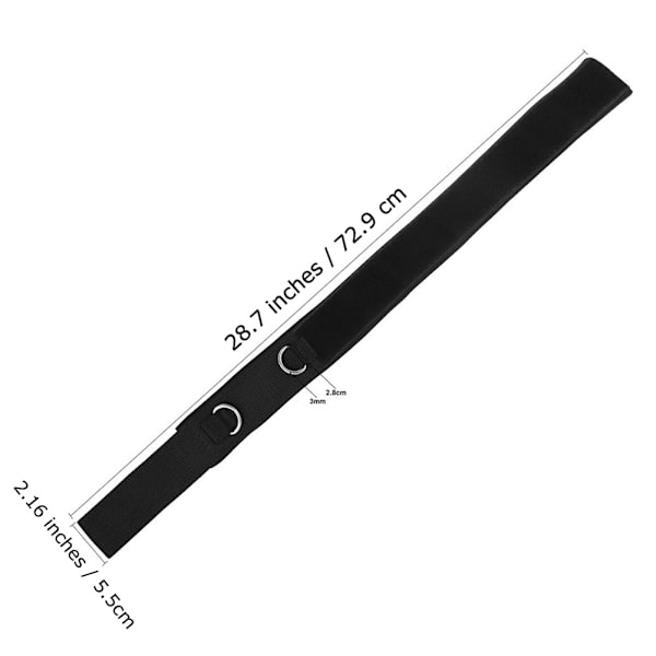 2-pack Latex Resistance Band för Ben, Lår och Anklar för Gym