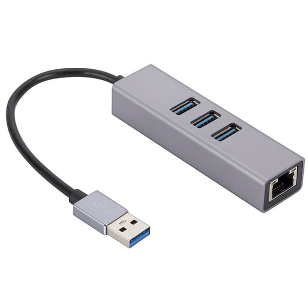 USB-verkkoadapteri 3.0 gigabitin RJ45 HUB-verkko kaapeli