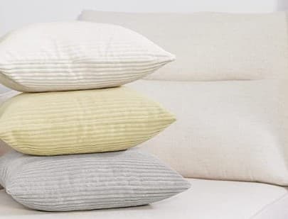 Sæt med 2 Corduroy Pudebetræk 45x45cm Rektangulær Fløjl Udendørs