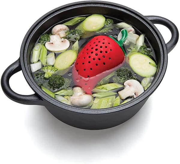 Premium silikon te-infuser for urter og krydderier