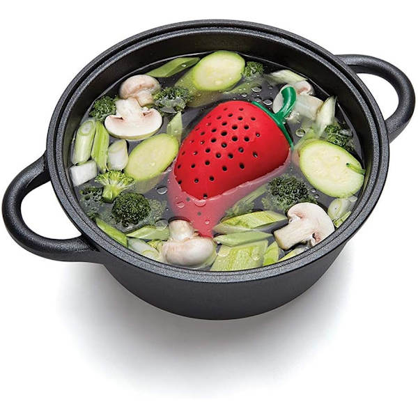 Premium silikone te-infuser til urter og krydderier