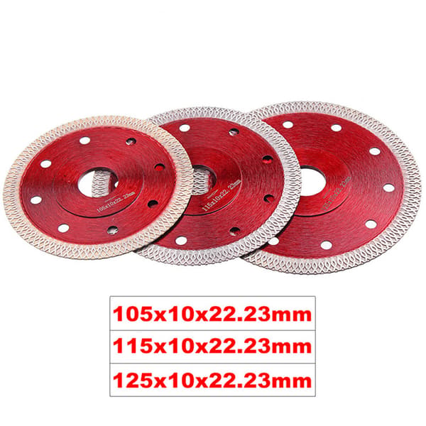Diamantskive 125 mm - tynn sagblad for vinkelsliper cu