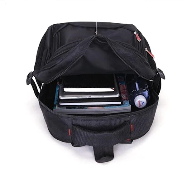 15,6\\\" Herrar Utomhus Nylon Vattentät Ryggsäck Väska Resa Laptop Axelväska