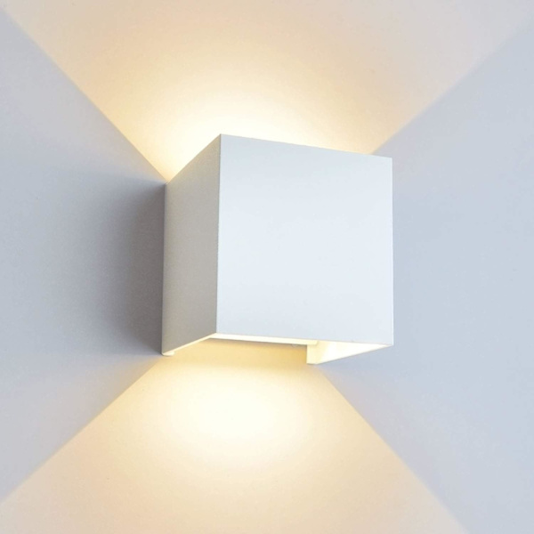 12W Moderne LED Vægslampe/Udendørs Vægslys, Justerbar Strålevinkel