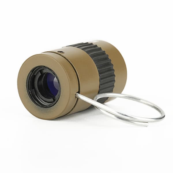 Mini lommeteleskop 2.5X17.5mm spion super mini finger knapp