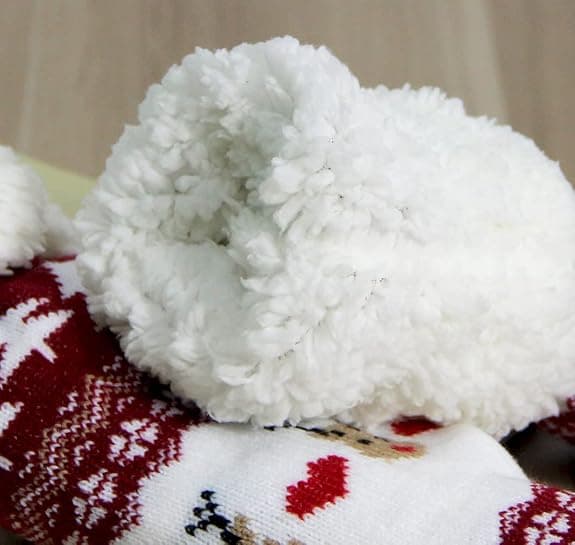 Slippersokker til kvinder med greb - Vinter, skridsikker, tyk plys