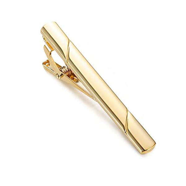 Herre rustfrit stål slipseklips Minimalistisk slips bindestang lås Clip klemme pins Bedste gave til mænd Business Party Bryllup