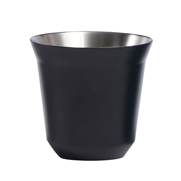 Kaffekop/Espresso Kop i Rustfrit Stål, Dobbelt Vægge Isoleret DXGHC