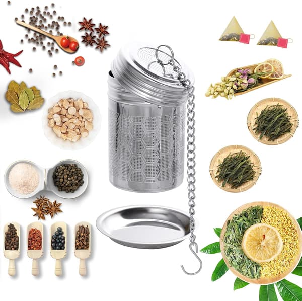 2 stk. Teinfuser, Teefilter Teinfuser Kop Finmaskede Teinfuser