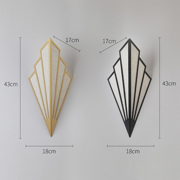 Modern Vägglampa Diamantform Inomhus Vägglampor Led Belysning fo