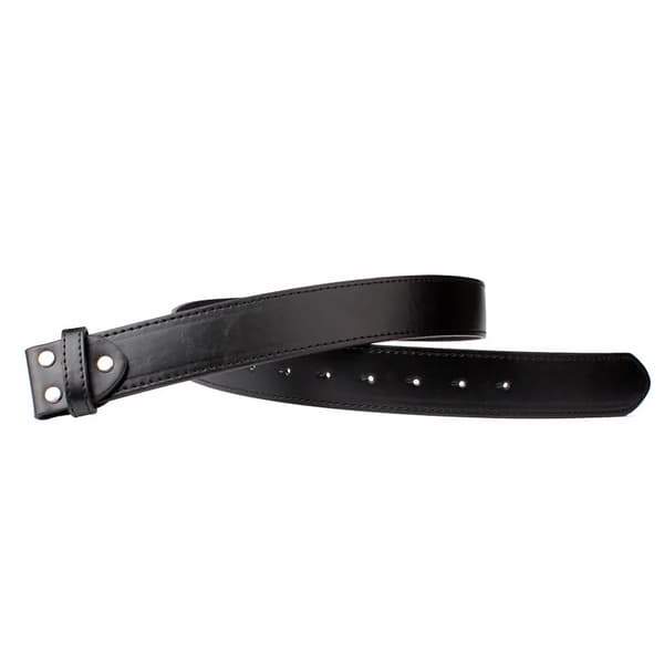 Herr PU-läderbälte utan spänne DIY-bältetillbehör 3,8 cm Vit 115 cm