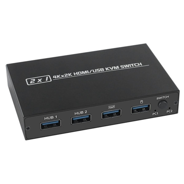 -kompatibel Splitter 4k Switch Kvm USB 2.0 2 In1 Switcher Com DXGHC