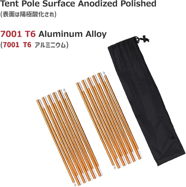2-pack Tältpinnar Tältpinnar Tältpinne Tillbehör Ersättningsstänger