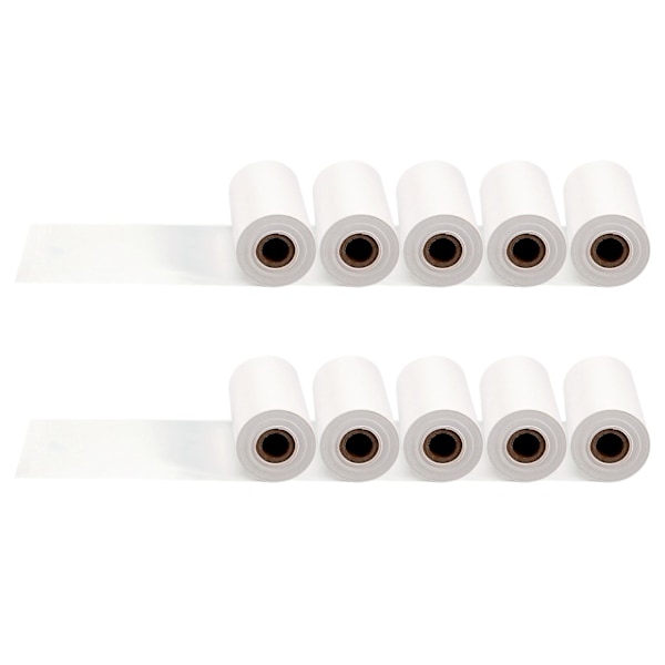 10 stk. Termisk papir, til mobil 58mm 30mm Mini termisk printer kasseapparat kvitteringspapirrulle