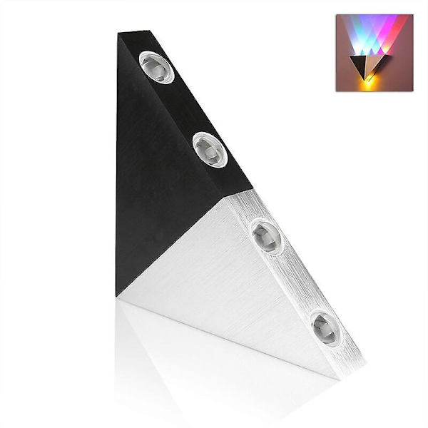 5W Aluminium Triangel LED Vägglampa AC90-265V Hög Effekt LED-läge