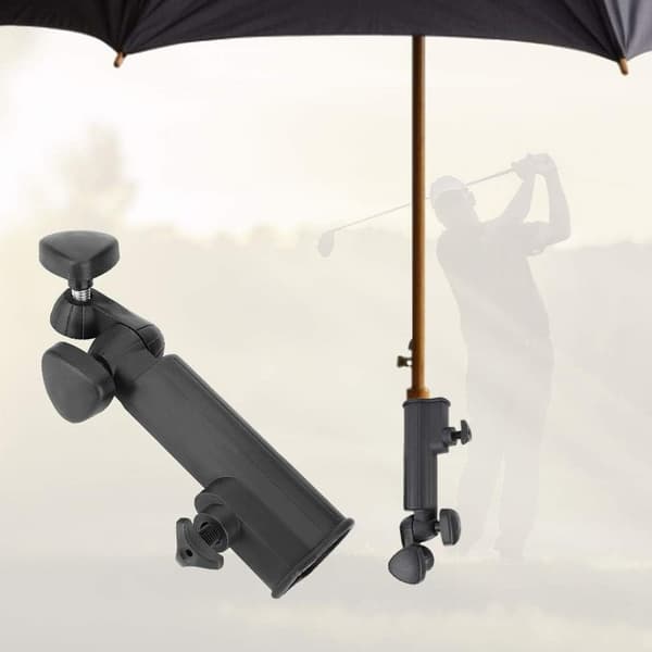 Golf Paraplystativ, Justerbar Golfvogn Paraplyholder Univ