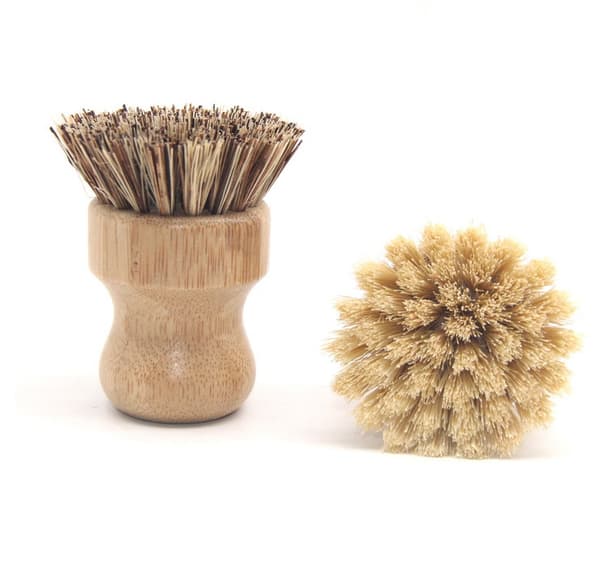 3 stycken Mini Köksredskap Diskborste, Tunna Palm Borstar