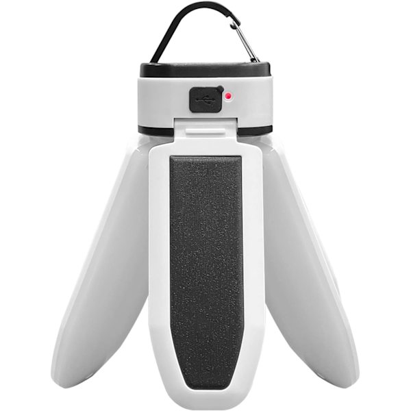 1-delad Vikbar LED Solcellslampa Camping Utomhus Tältlampa USB