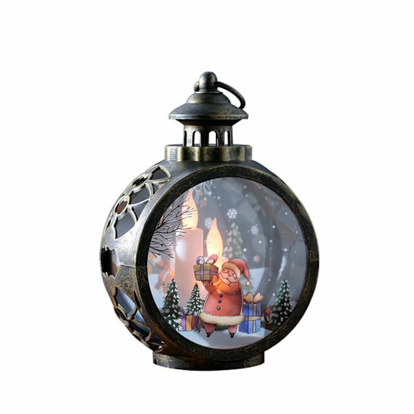 Jultomte Snögubbe Vindlampa Juldekorationer för Hemmet