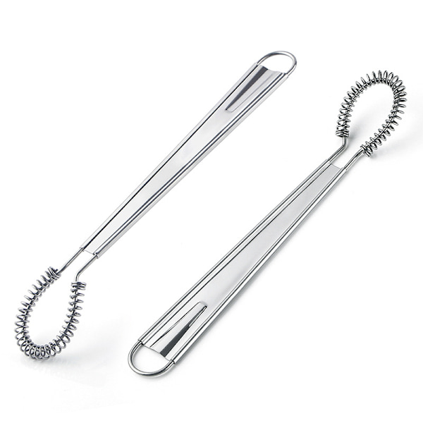 Rustfrit Stål Spiral Køkkenpisker Mini Mixer Rør (Sølv)2