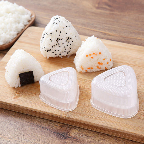 4 triangulära sushiformar sushiformar lökrisformar DIY-verktyg
