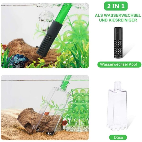 Akvariumvattenbytare, Akvariumgrusrengöringsset med Siphon