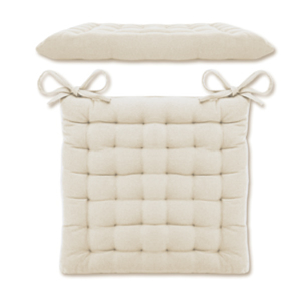 Set med 4 Sittdynor Stolsdynor 40x40x5cm för inomhus och utomhus