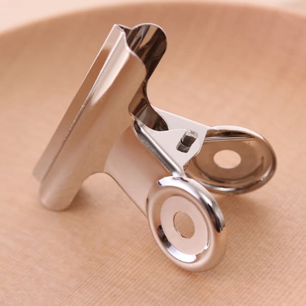 10 stk 38mm rustfritt stål lang hale klipp student elev rund H