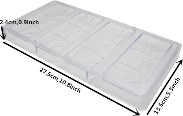 Polycarbonat chokoladeform til chokoladestykker DXGHC