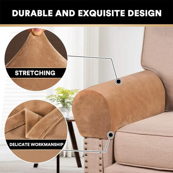 Tykke fløyel strekkbare armlen deksler for stoler og sofaer lenestol deksler for armer sofa arm deksler armlen deksler for så