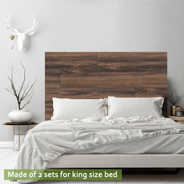 1 stk. 20*300CM/7.87*118.1\" Simpel PVC Simuleret Piltræ Beds