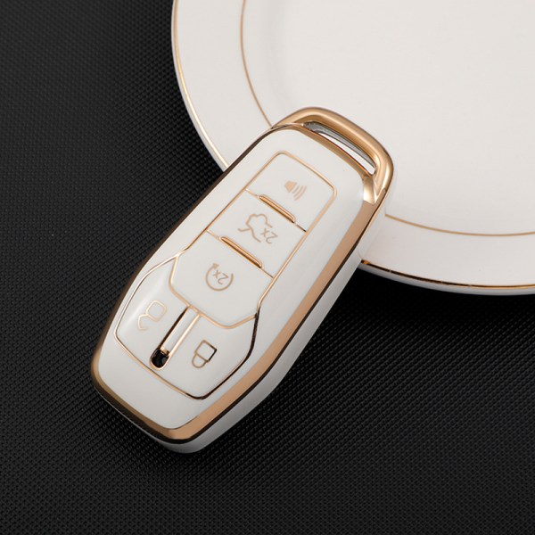 TPU-fodral för fjärrnyckel till Ford Mustang Taurus Explorer