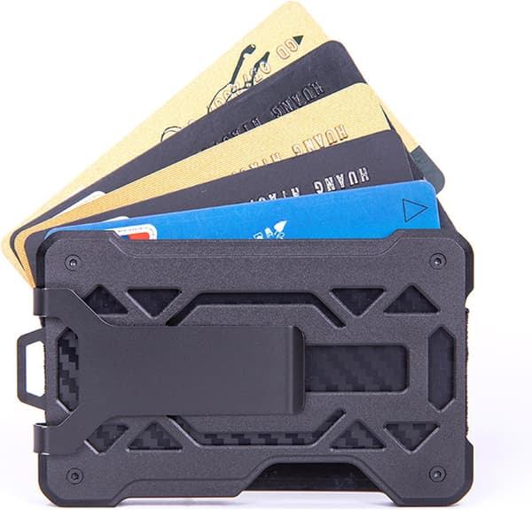 RFID-skyddande Plånbok - Metallplånbok Kortfodral Slank RFID-plånbok