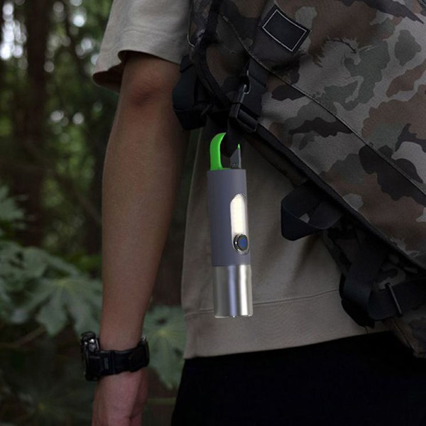 Monitoiminen valkoinen laser taskulamppu ulkovalaistus teltta lamppu