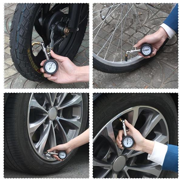 Digitalt Däcktrycksmätare, Hög Noggrannhet 60 PSI Däcktrycksmätare