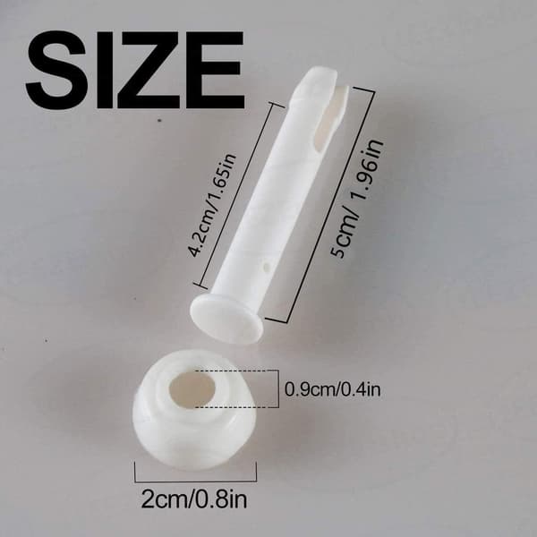 Plastforbindelsespinner til basseng (12 stk) for Intex 10ft-12ft, med 12 stk Ex