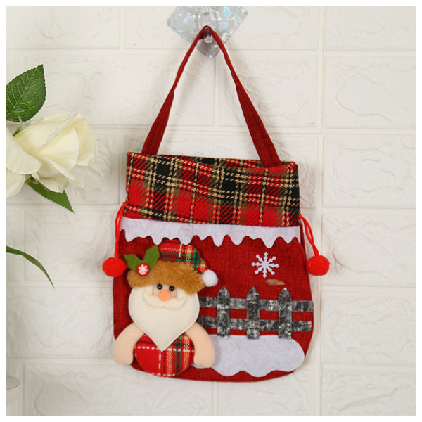 4 stk Julepose eplepose dekorativ gavepose (20*23CM)