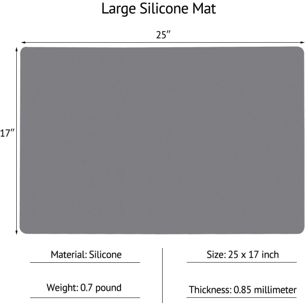 Silikonimatot keittiötasolle, iso silikonitaso DXGHC