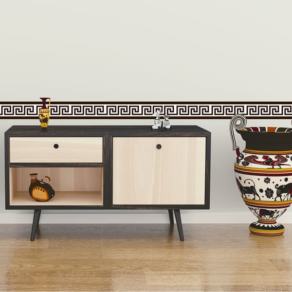 1 pakke 10*200cm/3.9*78.7\"INS bakgrunnsdekorasjon klistremerke gresk