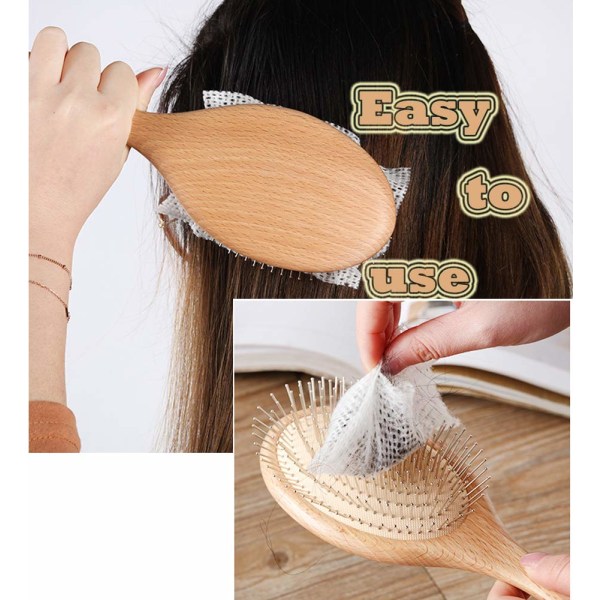 100 stykker mesh-non-woven rengjøringspapir for hårtap