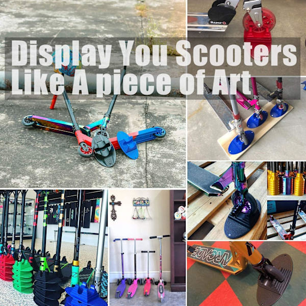 Scooter Stativ Parkering Kick Scooter Holder Stativ passer til de fleste Scootere