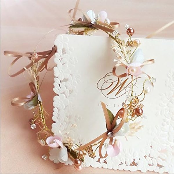 Pige Hårsmykke Brudesmykke Vine Rhinestone Kvinder Brudes Diadem