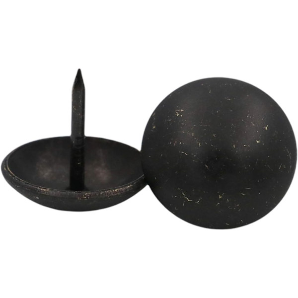 10 Pak 19mm Dia Runde Store Hovedsøm Sorte