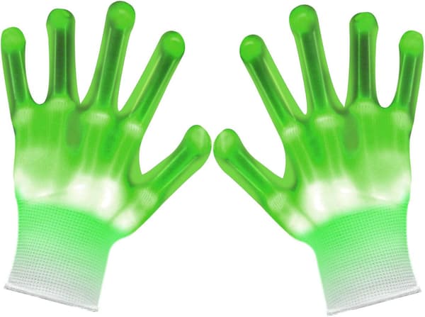 Led Handsker Skelet Lysende Oplysning Legetøj til Drenge Piger Børn