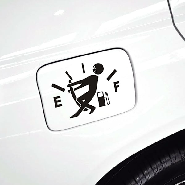 Sjove Bilstickers, Høj Brændstoføkonomi Sticker, Vred Dreng Justerer