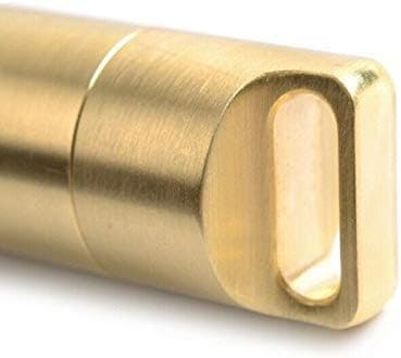 Vattentät och bärbar metallficktablettask för nyckelring, guld