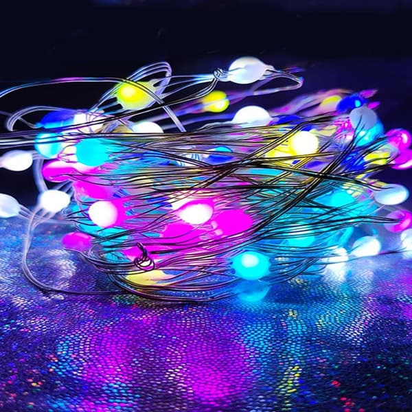 Fe-lysstreng, 20 meter 200 LED Fargeskiftende Fe-lys